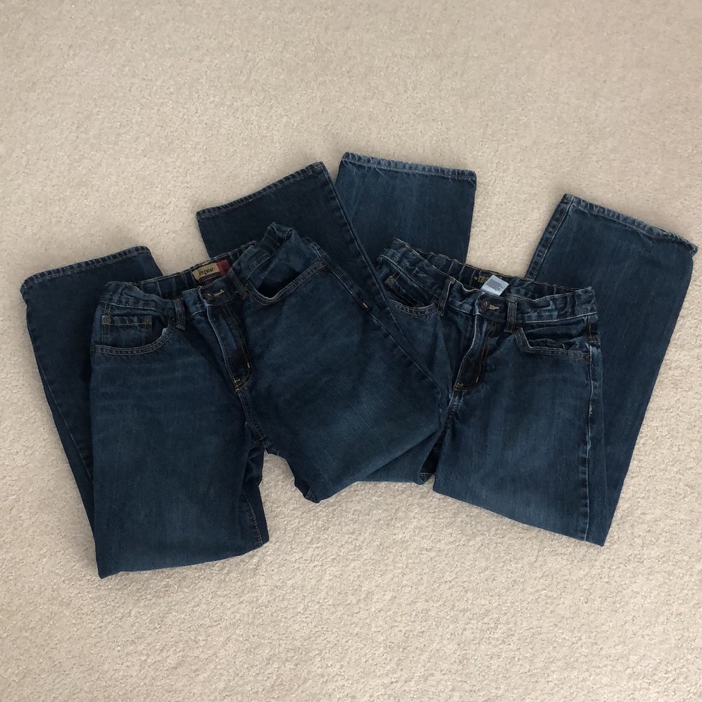 Bundle of 2 Old Navy 12 Regular Jeans One is Husky 12 Regular